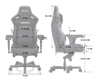 Anda Seat Kaiser 4 XL White PVC - 1473942 - zdjęcie 6